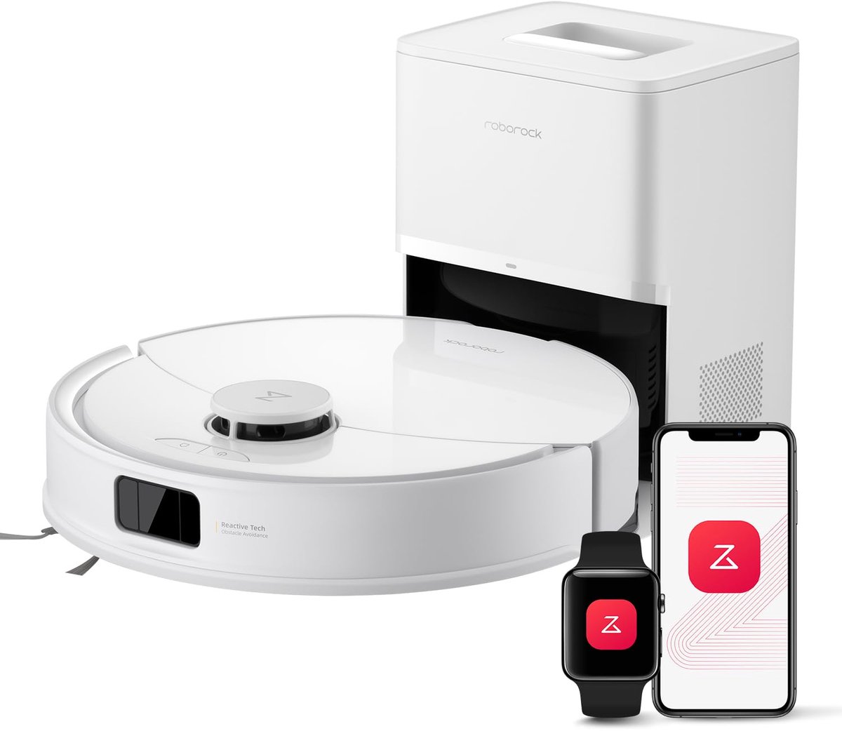 Afbeelding 2 van Roborock Q10 PF+ - Robotstofzuiger met dweilfunctie - 10000Pa - Dubbele anti-klit - automatisch wissen - LiDAR-navigatie - 8 mm automatisch liftend mopsysteem - verboden zone - Q5 Max+/Q8 Max+ upgrade(Q10 X5+)