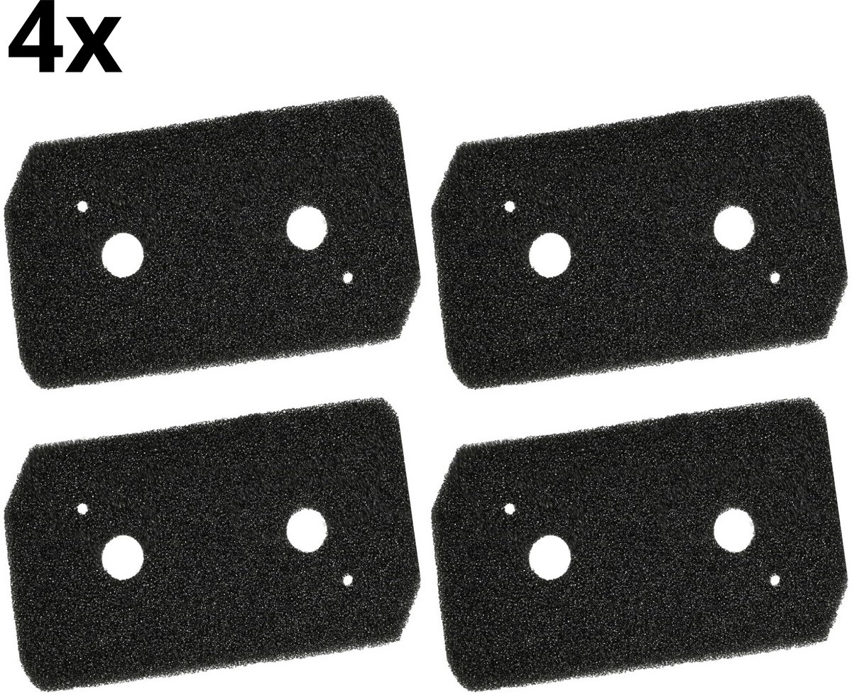 Bramokava – Droger Filter – 4 Stuks – Geschikt voor Bosch Siemens - Condensor Wasdroger Droogkast Schuimfilter – Alternatief voor 12007650 – 225x125x20 mm