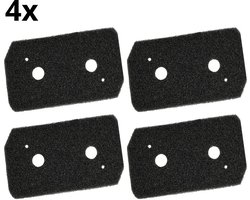 Bramokava – Droger Filter – 4 Stuks – Geschikt voor Bosch Siemens - Condensor Wasdroger Droogkast Schuimfilter – Alternatief voor 12007650 – 225x125x20 mm