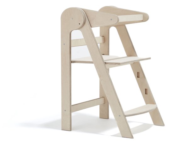 Folding Kitchen Tower, Toddler adjustable step stool, Montessori Learning Stool for Toddlers