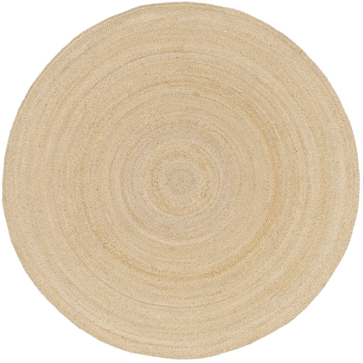 sweeek - Binnentapijt padma rond jute, natuurlijk, verschillende maten, plat geweven