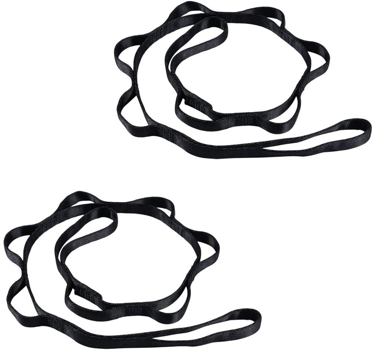 Ibenzoa® Verstelbare Nylon Hangmatriemen voor Yoga, Pilates, Klimmen en Meer met Hoge Draagkracht