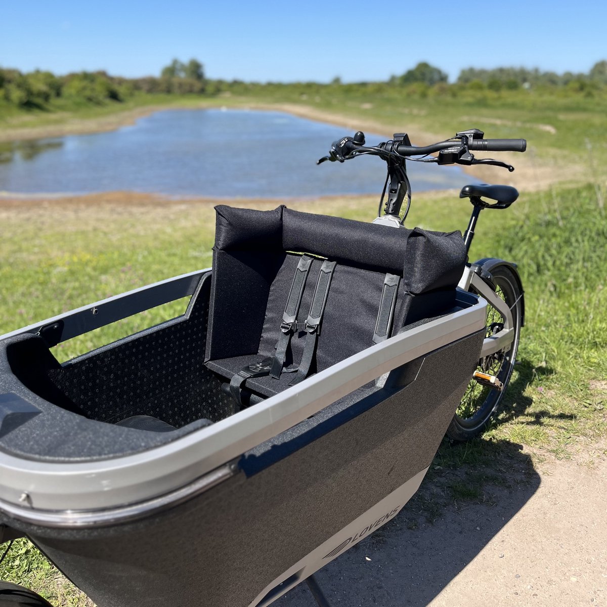 Bakfiets kussen Lovens - Zwart