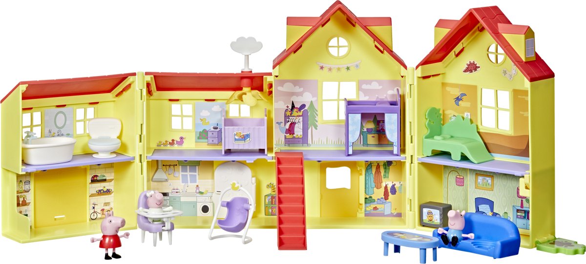 Peppa Pig Familie Huis - Groot uitklapbaar speelgoed huis - Duurzaam — afbeelding 7