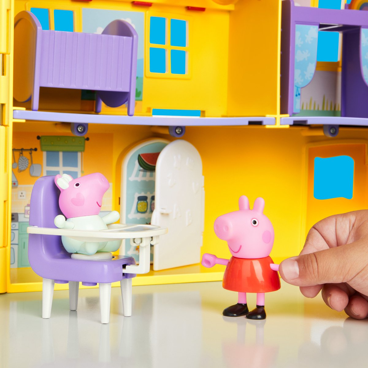 Peppa Pig Familie Huis - Groot uitklapbaar speelgoed huis - Duurzaam — afbeelding 8