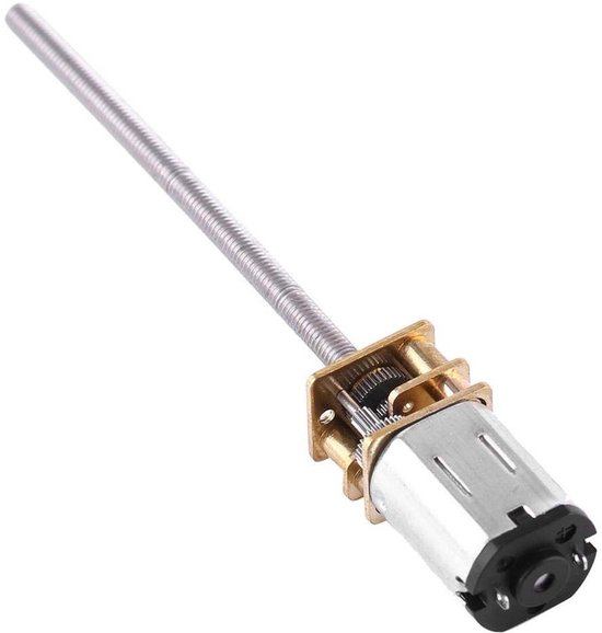 6V reductiemotor met lange M3 * 55 MM schroefdraad uitgaande as (30