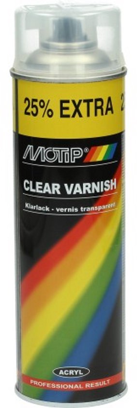 Bombe de peinture Motip pour Auto 500ml / M04009 Neuf