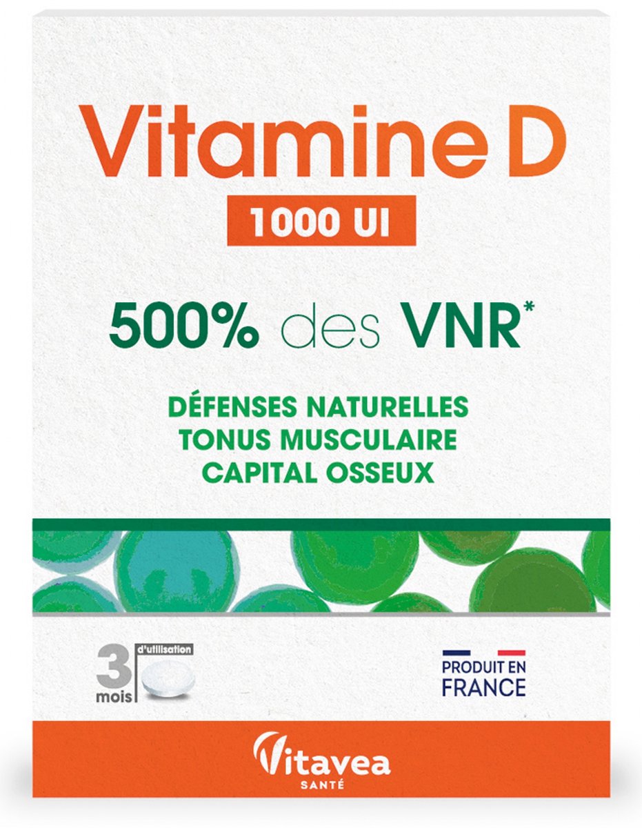 Vitavea Vitamine D 1000 IE 90 Tabletten