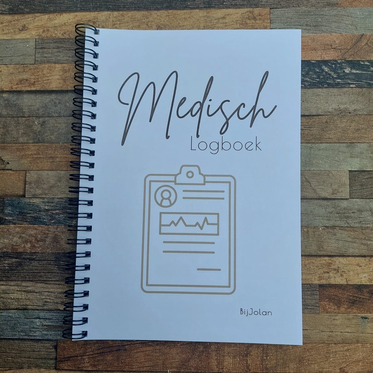 Medisch Logboek- 12 maanden - Gezondheidsplanner - Invulboek - A5 formaat - BijJolan
