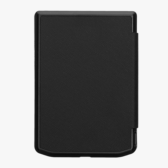 kwmobile e-reader hoesje geschikt voor Pocketbook Verse/Verse Lite/Pro/Color/Vivlio Light HD hoes - E reader flip case met magnetische sluiting - Ereader cover in zwart — afbeelding 2
