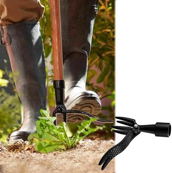 Staande onkruidtrekkerkop Vervangende onkruidplukker Tuingereedschap voor paardenbloem, onkruidverwijderaar, wortelhulpstuk zonder buigen, voor achtertuin, gazon en patio - GEEN handvat van Merkloos	 — afbeelding 5