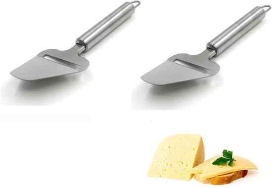 Trancheuse à fromage - Trancheuse à fromage pour fromage à pâte dure - Acier inoxydable - Passe au lave-vaisselle - Ustensiles de cuisine - Accessoires de Cuisine - 2 pièces