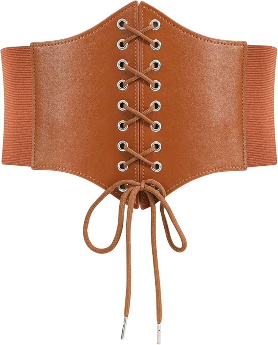 Veterriem voor de taille - 103 cm - veterriem voor dames - elastische tailleriem voor Cosplay-feest - tailleriem voor dames - veelzijdige tailleriem voor buiten - zomerse tailleriem voor buiten - XL