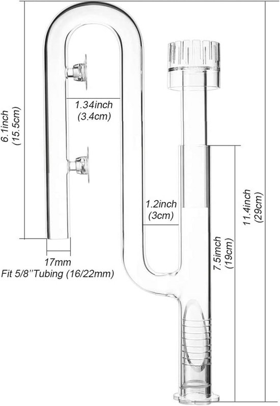 Glazen tank voor Aqualine 5, 12, 18 en Neos