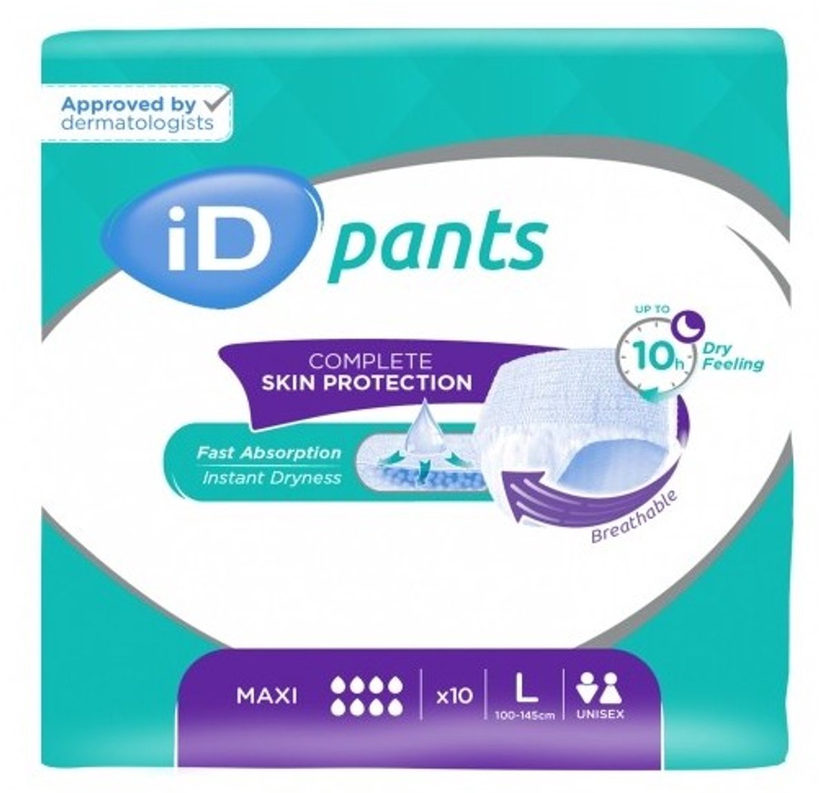 ID Pants Maxi Large - 8 pakken van 10 stuks