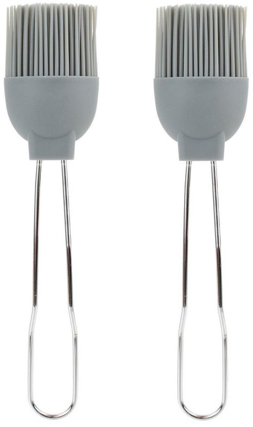 Siliconen Bakkwasten Set Van 2 - Hittebestendige Kookkwasten 21cm Voor Bakken, Grillen En BBQ