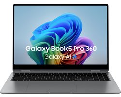 Samsung Galaxy Book5 Pro 360 NP960QHA-KG1BE - 2-in-1 Creator Laptop - 16 inch - azerty