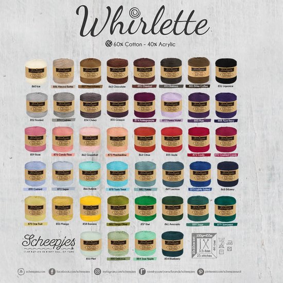 Scheepjes Whirlette - 856 Menthe