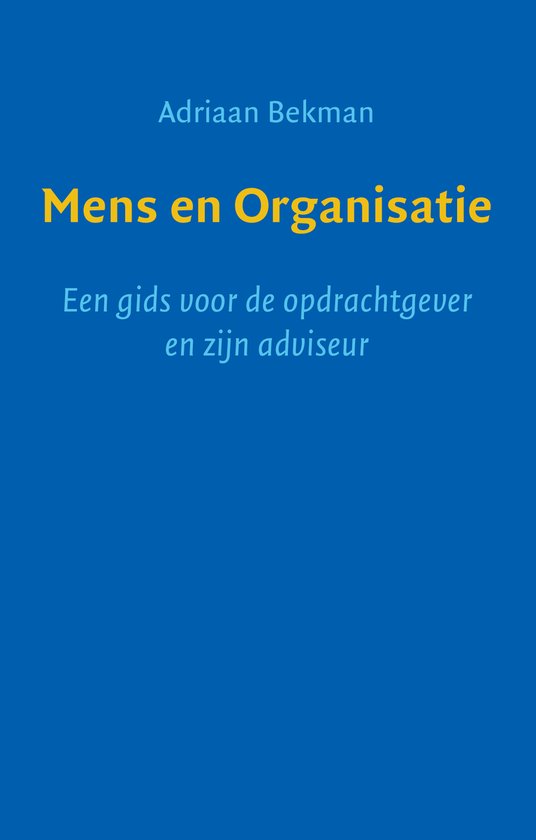 Mens en Organisatie - cover