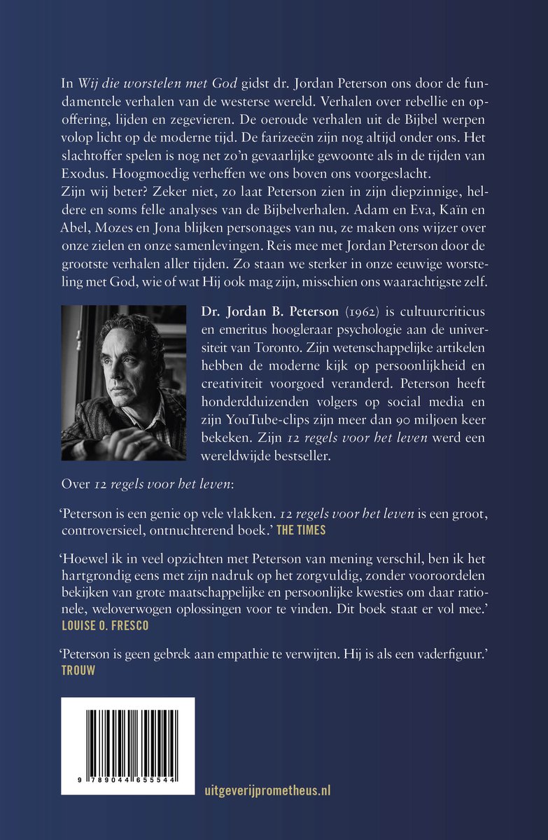 Wij die worstelen met God - back cover