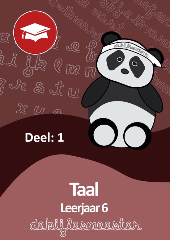 Oefenboeken De Bijlesmeester - Oefenboek Taal deel 1 leerjaa ... - cover