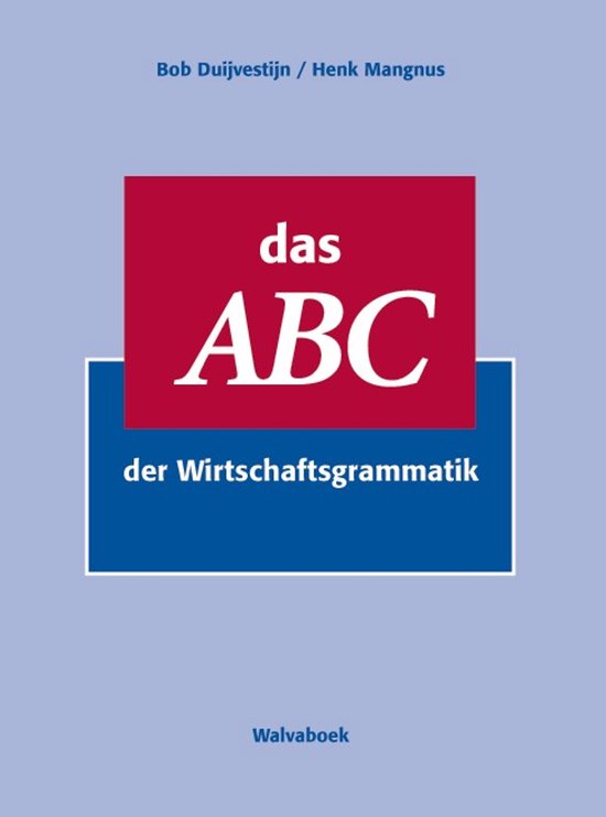Das ABC der Wirtschaftsgrammatik - cover