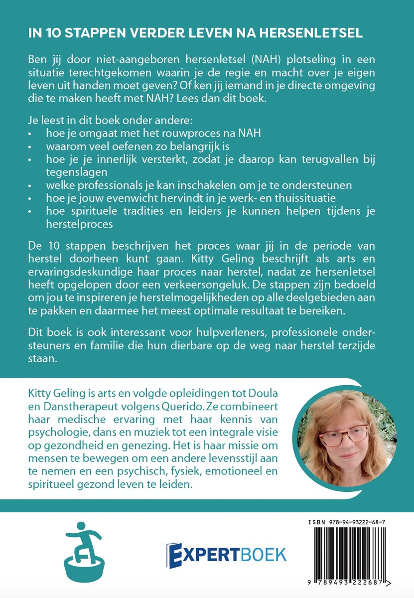 10 stappen - In 10 stappen verder leven na hersenletsel - back cover