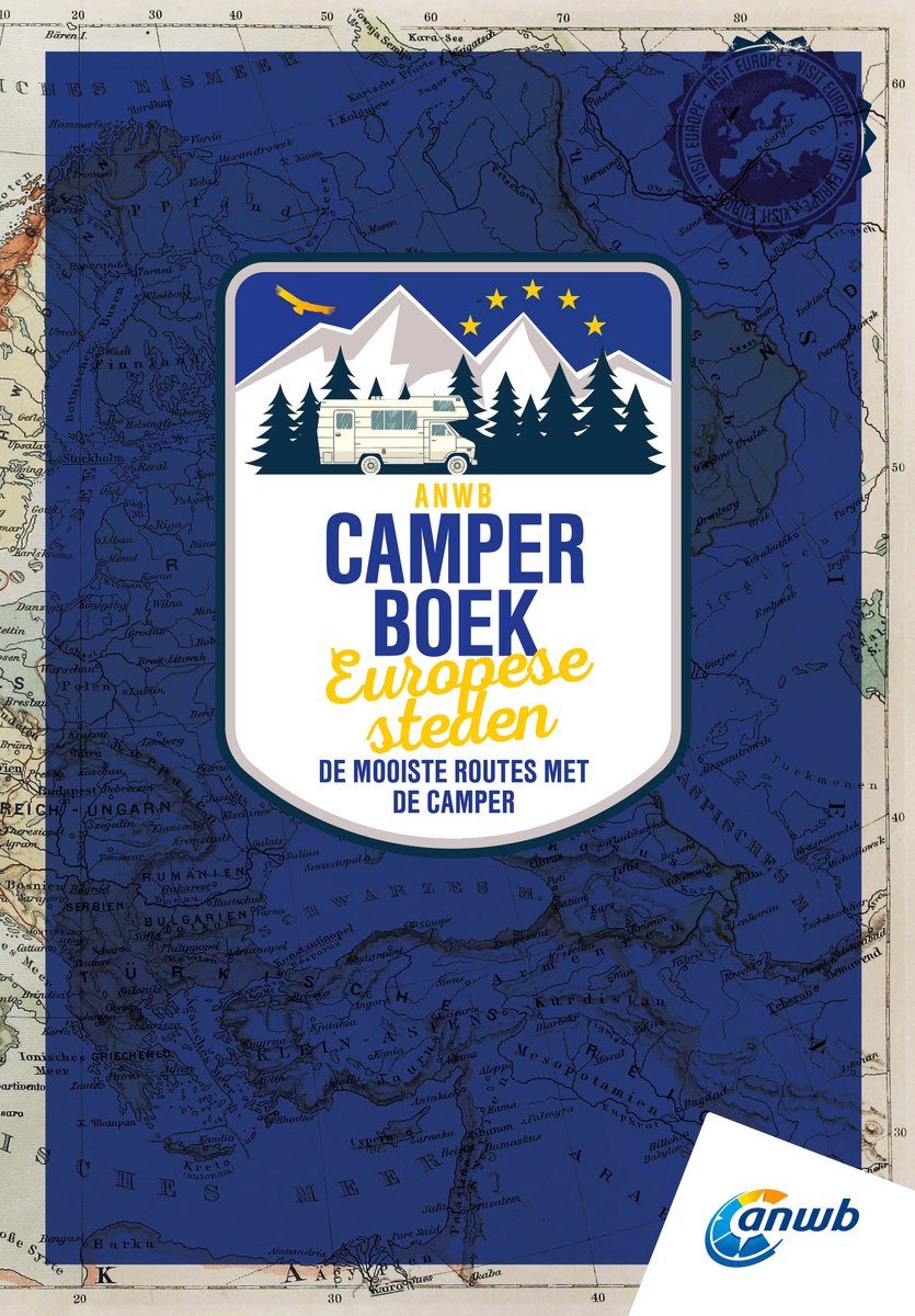 ANWB Camperboek Europese steden. De mooiste routes met de camper.