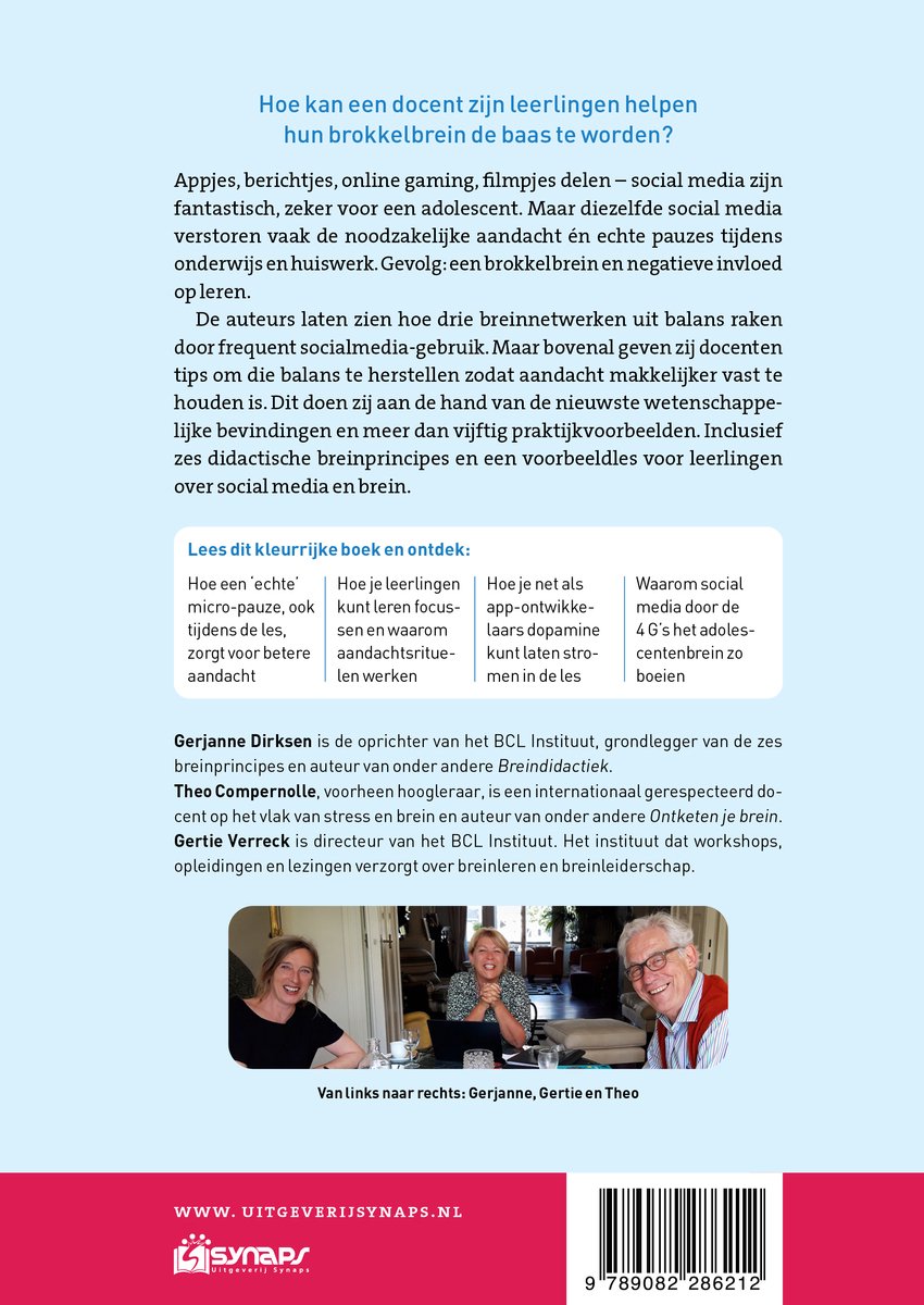 Van brokkelbrein naar focus - back cover