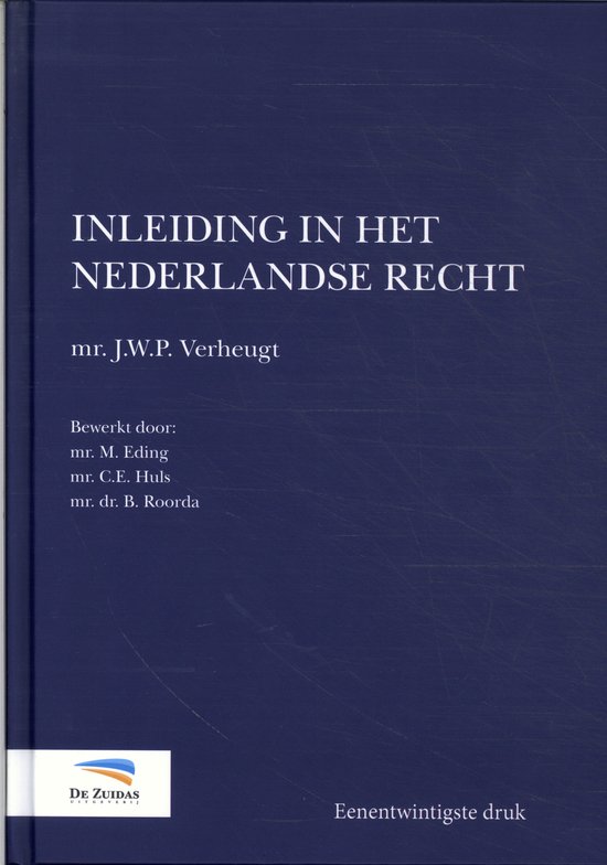 Inleiding in het Nederlandse recht - cover