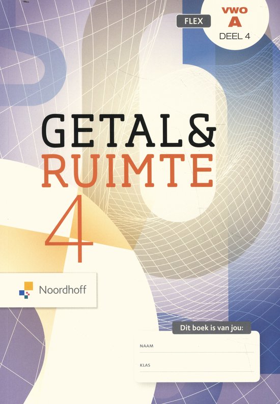 Getal en Ruimte vwo wiskunde A deel 4 FLEX - cover
