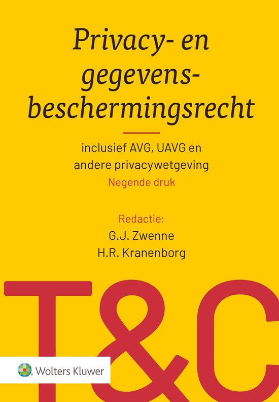 Tekst & Commentaar - Privacy- en gegevensbeschermingsrecht - cover