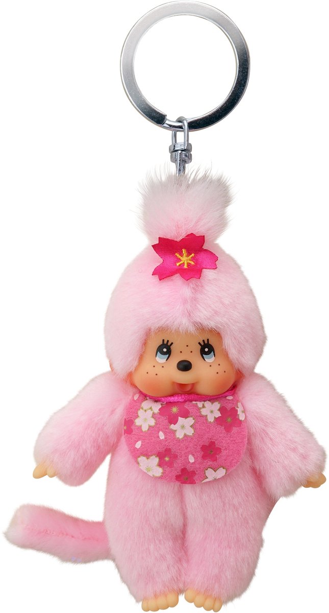 Monchhichi Sleutelhanger Cherry Blossom (10cm)