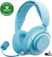 SteelSeries Arctis Nova 3X Wireless — Draadloze Gamingheadset — Aqua — Mobile App Control — 40 uur accuduur — 2.4-GHz/Bluetooth — Afneembare microfoon — Xbox, PC, PS5, Switch, mobiel