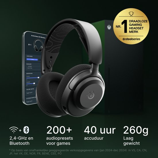 SteelSeries Arctis Nova 3X Wireless (Black) (4/8)