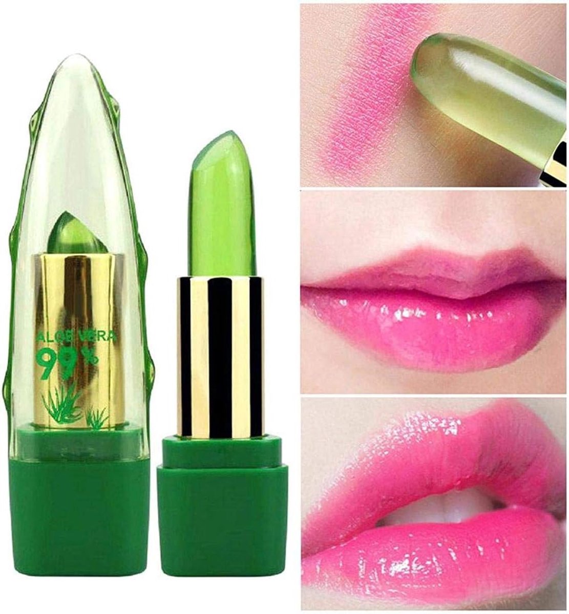Aloë Vera lip Gel balm Lipstick - Kleurverandering Langdurige - Hydraterende - Lip Balm | Lippenbalsem Aloe vera | Lip balm aloevera Smaak| balsem voor lippen - lip protector | Lip stick | Verzacht en beschermt | Veranderd de kleur van je lippen — cadeau in Cadeau-ideeën - foto 6