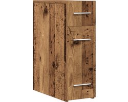 vidaXL - Apotheekkast - 20 - x - 45,5 - x - 60 - cm - Bewerkt - hout - Oud - hout