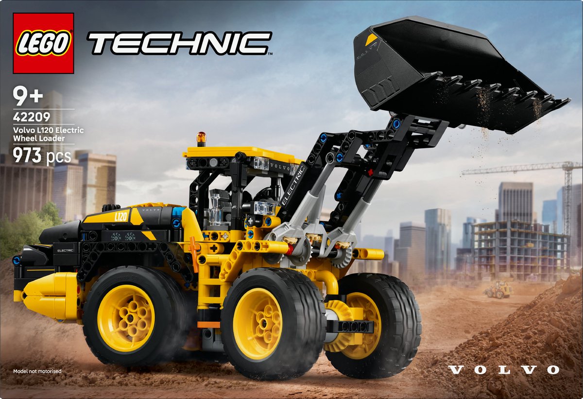 LEGO Technic Volvo L120 Electric Wiellader Speelgoed Set - 42209 — afbeelding 14
