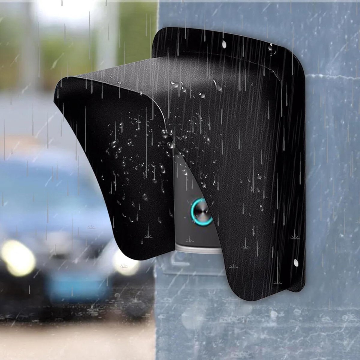 Rain Cover for Doorbell Plastic 19.5 cm x 13.5 cm Rain Protection Door Intercom System Universal Rain Cover for RFID Doorbell Waterproof Cover WiFi Doorbell (2) by HAMON