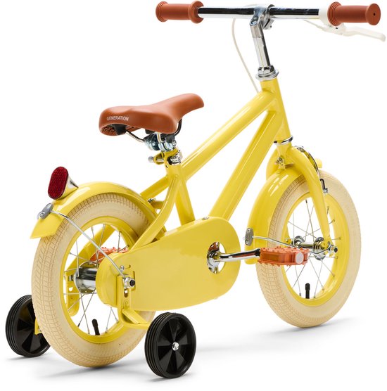 Generation Retro 12 inch Geel - Kinderfiets van Popal — afbeelding 3