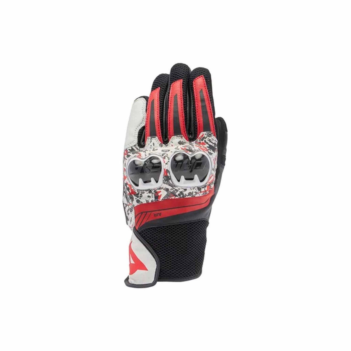 Dainese Mig 3 Unisex Leren Handschoenen Zwart Rood Wit - Maat 2XL - Handschoen – foto 7