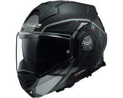 LS2 FF901 Advant X Metryk Mat Titanium Systeemhelm - Helm