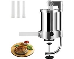 Worstenvuller PRO - 1,5L - Worstenmaker - Worstenvul machine - Handmatige Worstenvulmachine met…
