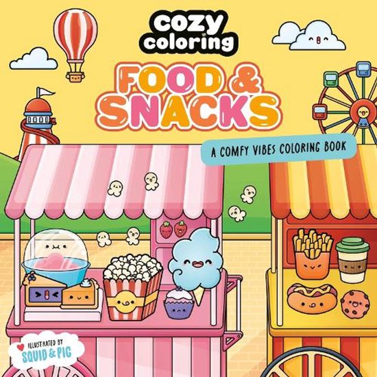 Cozy Coloring: Food & Snacks - cover
