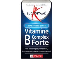 Lucovitaal Vitamine B Complex Forte Voedingssupplement - 60 tabletten