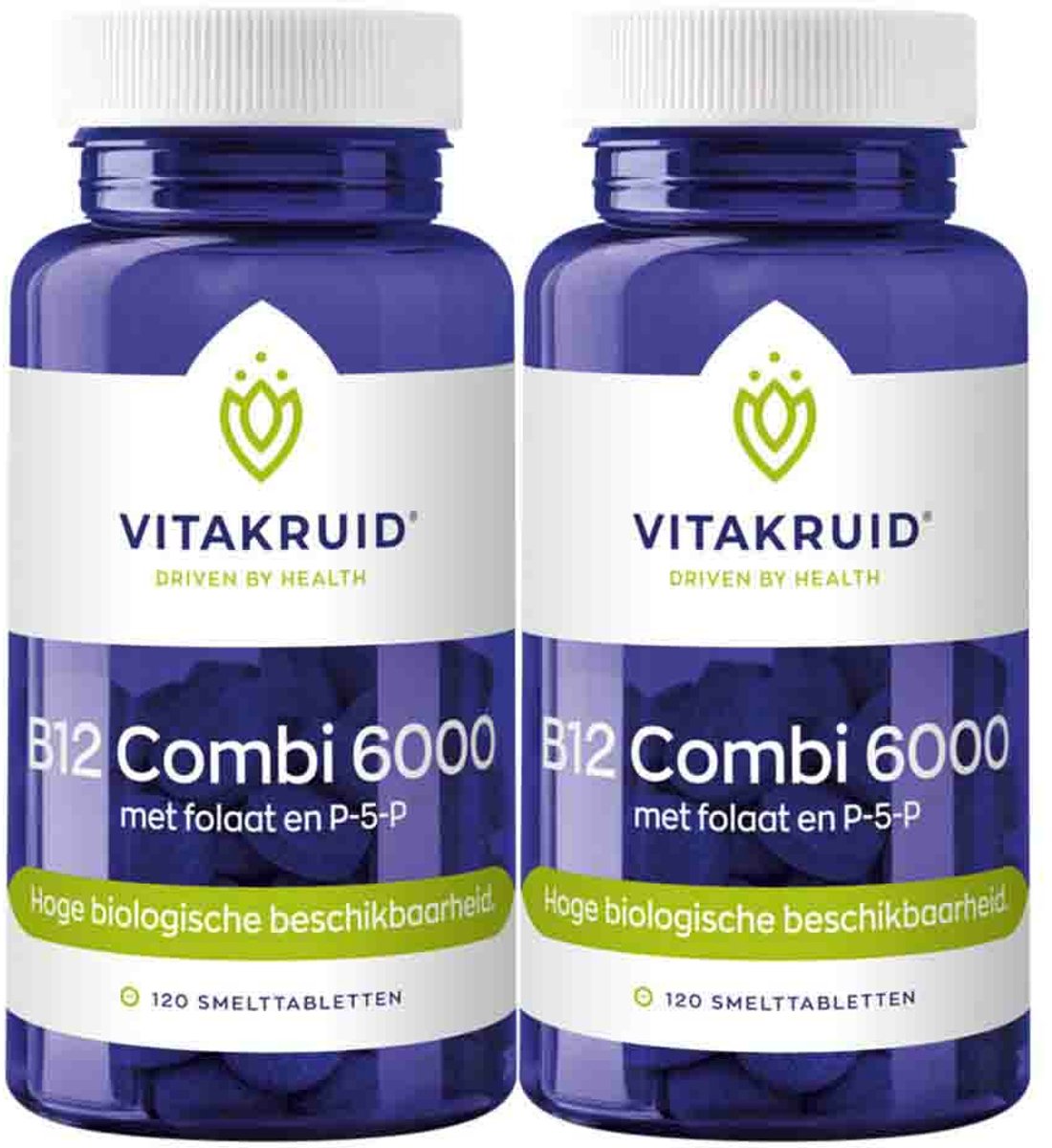 Goedkoopste 2x Vitakruid B12 Combi 6000 120 tabletten