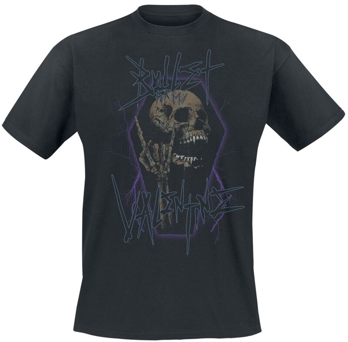 Bullet For My Valentine Thrash Skull Heren T-shirt - zwart - 3XL