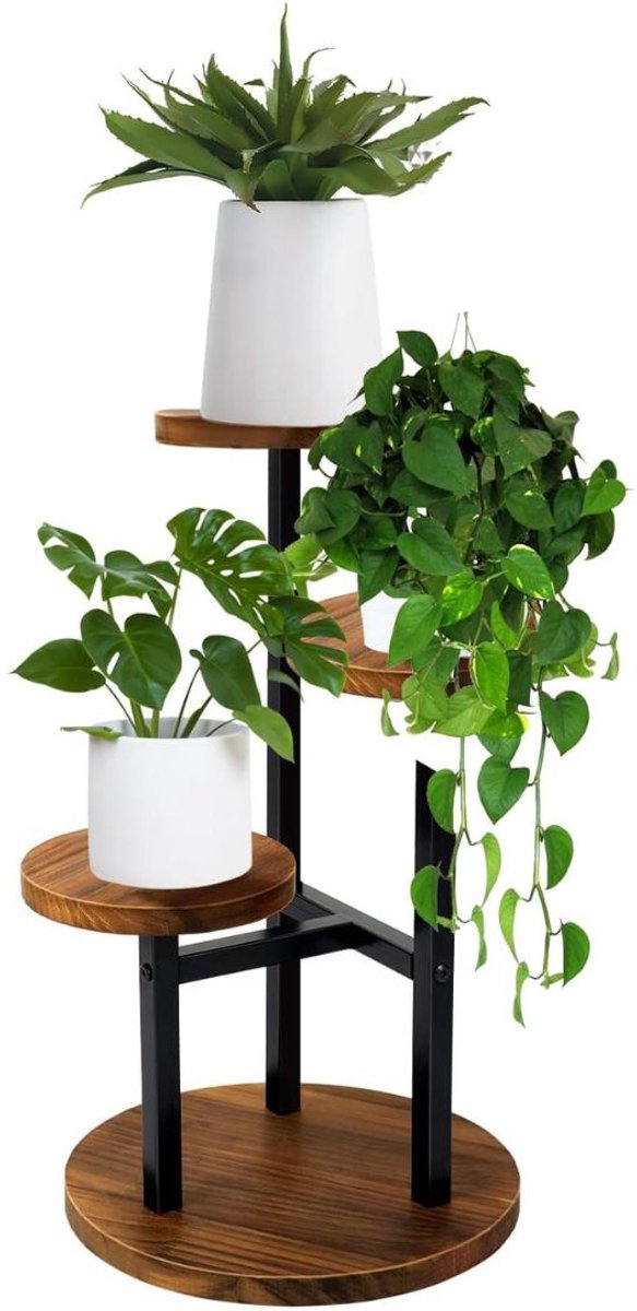 CRLYN® Plantentafel - Plantenrek Buiten - Plantensteun - Plantenstandaard - Hout