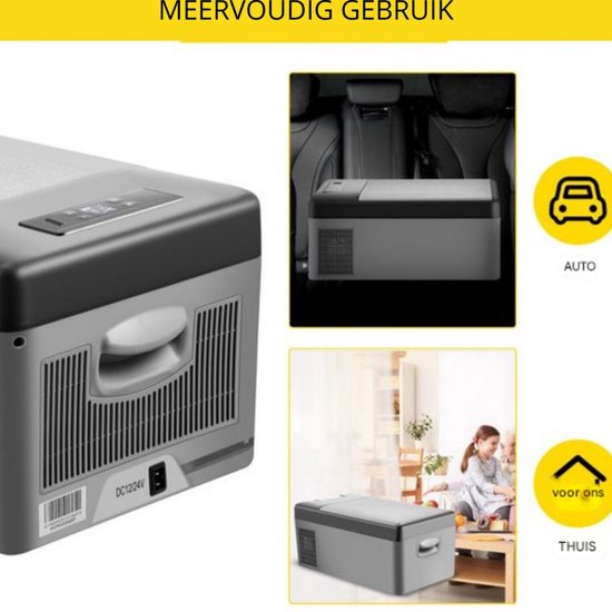 Koelbox PRO - 15L - Koelkast - Elektrische Draagbare Auto Koelbox - Frigo Vriezer - Camping van Koelbox. — afbeelding 5