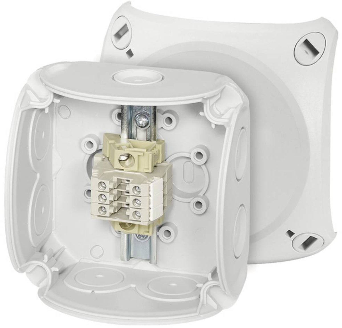 Hensel RK 0203 T Installatieverdeler 93 x 93 x 62 Grijs 1 stuk(s)